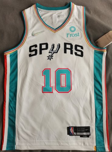 NBA 10 Derozan Spurs 21-22 city 75th Anniversary Maillot